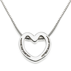 Rusty Brown Necklace Shoe Heart WRB97.2 0